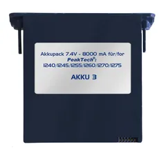 PeakTech Li-Po batteri 7,4V-8000mA/t for PeakTech 1240/1245/1255/1260/1270/1275