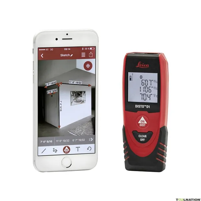 Leica DISTO D1 avstandsmåler Håndholdt laseravstandsmåler 