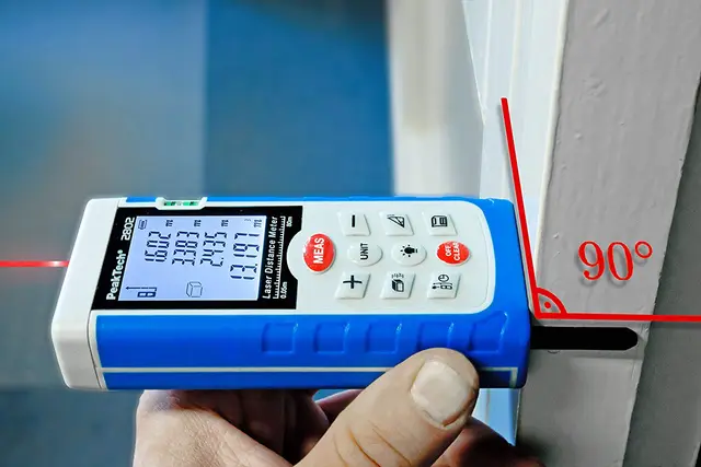 PeakTech® P 2801» Laseravstandsmåler opptil 60 meter 