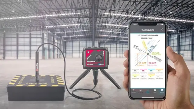 Tramex FBZK datalogger utvidet sett for RH og temp. 