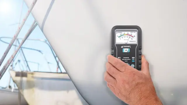 Tramex Skipper 5 fuktsøker for glassfiber, f.eks båter. 