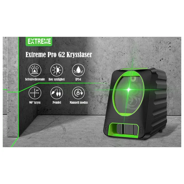 Extreme G2 Krysslaser Avansert grønn linjelaser 