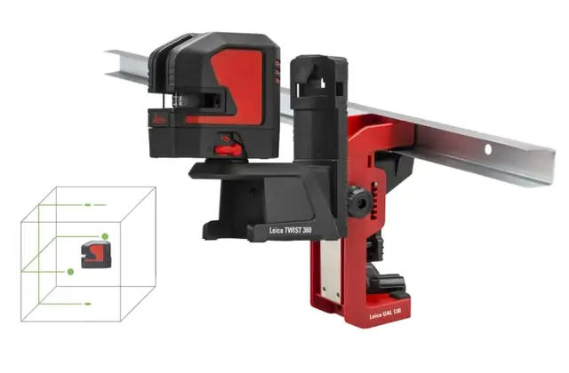 Leica Lino L2P5G alt-i-ett krysslaser og punktlaser, grønn laser 