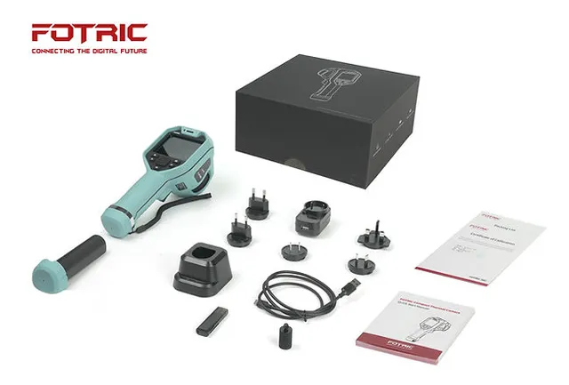 Termografikamera Fotric TK8 L25 –20 °C til +350 °C 384x288 Piksler 