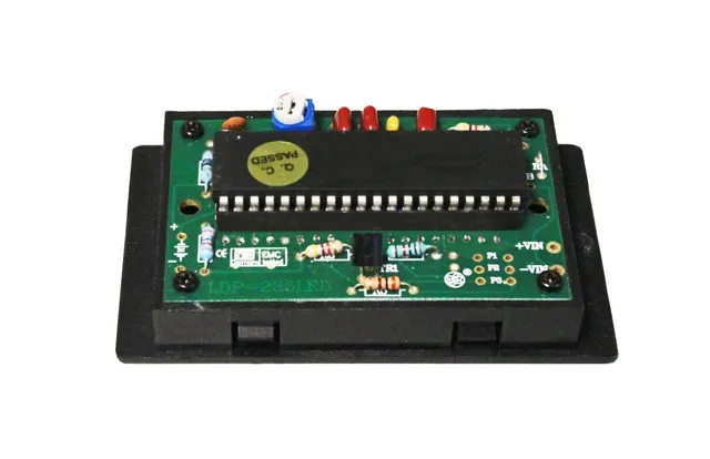 PeakTech LED Voltmeter-modul 14 mm tall Farge: Rød 