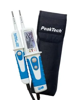 PeakTech® P 1090» AC/DC spenningstester med jordfeilbrytertest og LCD-skjerm 