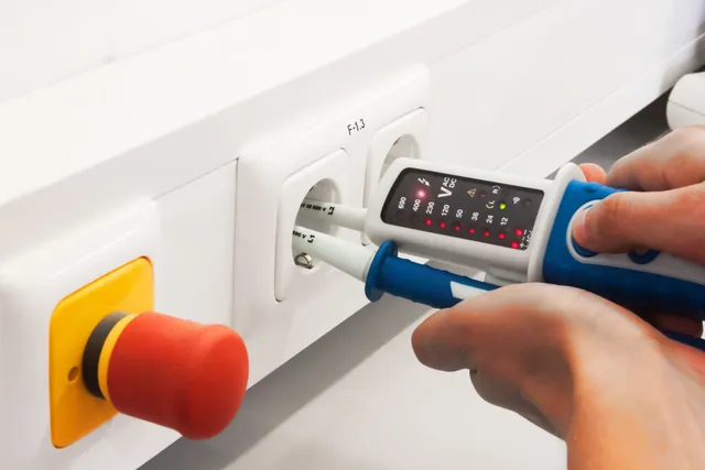 PeakTech® P 1095» AC/DC spenningstester med LED-skjerm 