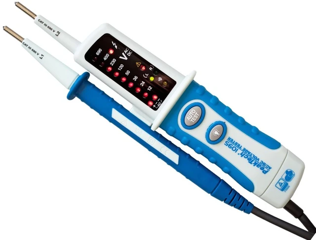 PeakTech® P 1095» AC/DC spenningstester med LED-skjerm 