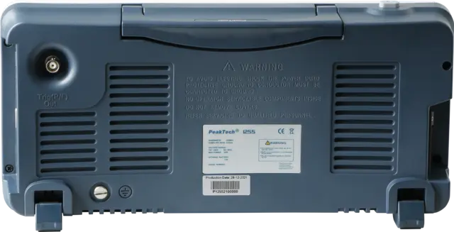 PeakTech® P 1255» 100 MHz/2 kanaler 2 GS/s, digitalt lagringsoscilloskop 