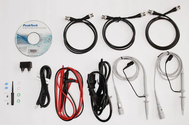 PeakTech® P 1356» 60 MHz / 2 kanaler 1 GS/s berøringsskjermoscilloskop 