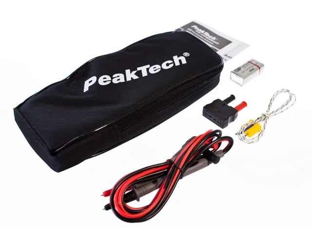 PeakTech® P 1665» TrueRMS strømtang 6000 tellinger 1000 A AC/DC 