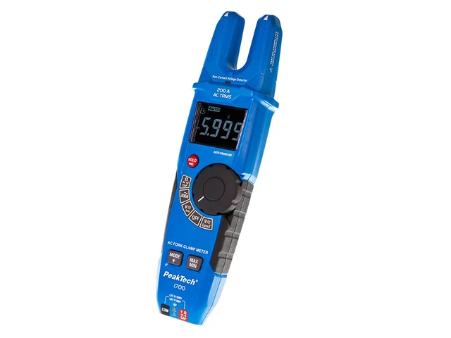 PeakTech® P 1700» TRMS gaffelklemme 6000 tellinger, 200A AC, 1000V 
