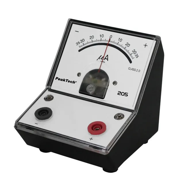 PeakTech® P 205-08» Analog galvanometer ,+/- 35µA DC 