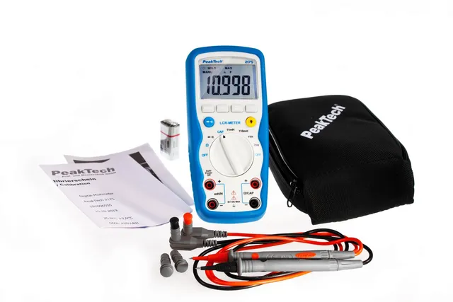 PeakTech® P 2175» LCR-måler 11000 tellinger, 20 timer, 110 mF, 20 MO 