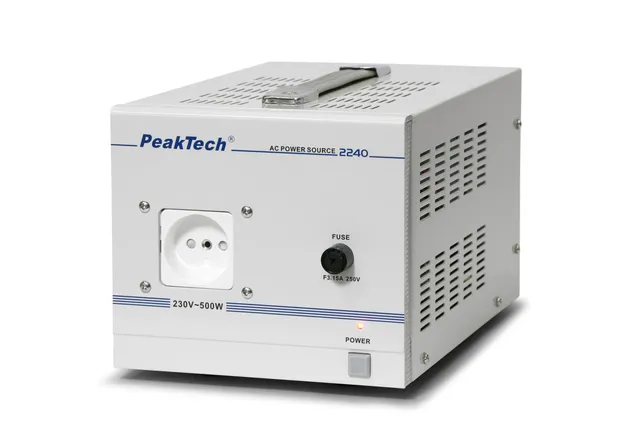 PeakTech® P 2240» Skilletransformator 230 V, 500 W. 