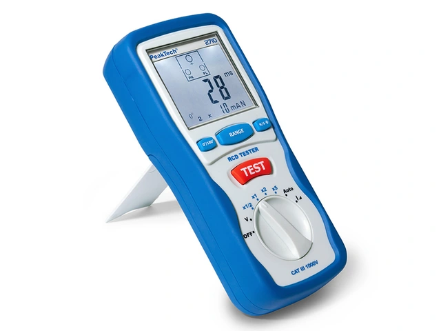 PeakTech® P 2710 Digital jordfeilbrytertester 