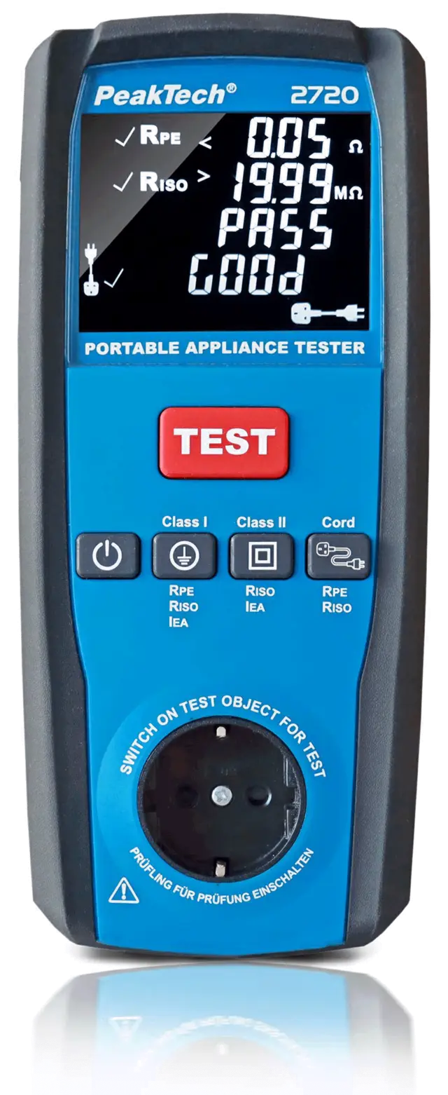 PeakTech® P 2720» Bærbar apparattester 