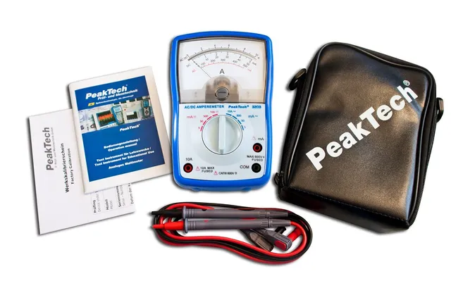 PeakTech® P 3203» Analogt amperemeter 10 A AC/DC 
