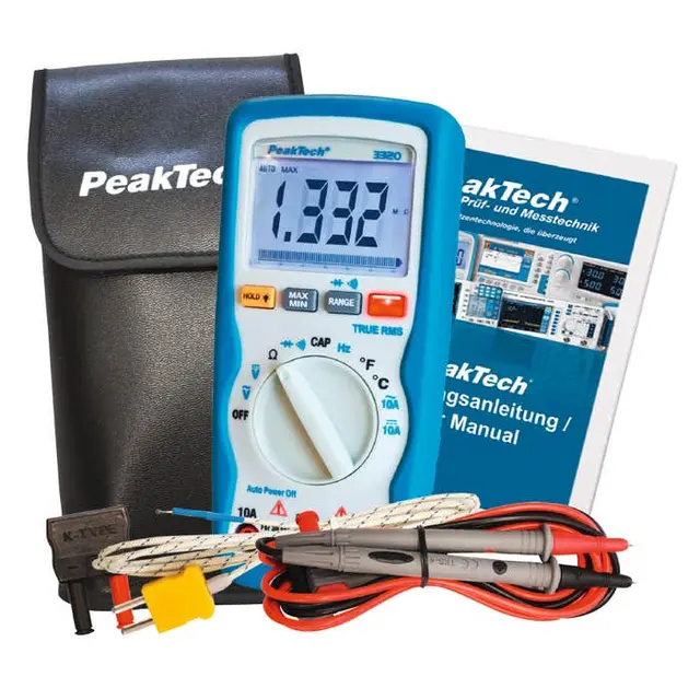 PeakTech® P 3320» Digitalt multimeter 6000 tellinger, TrueRMS 