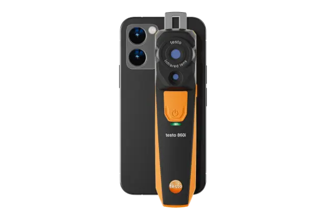 Testo 860i Termografikamera 256x192 piksler, FoV 48 x 36° 