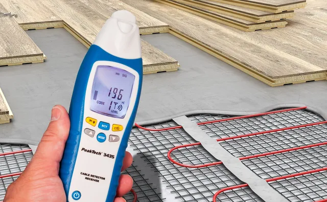 PeakTech® P 3435» Kabeldetektor-sett sender og mottaker 