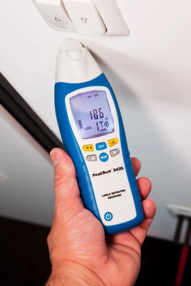 PeakTech® P 3435» Kabeldetektor-sett sender og mottaker 