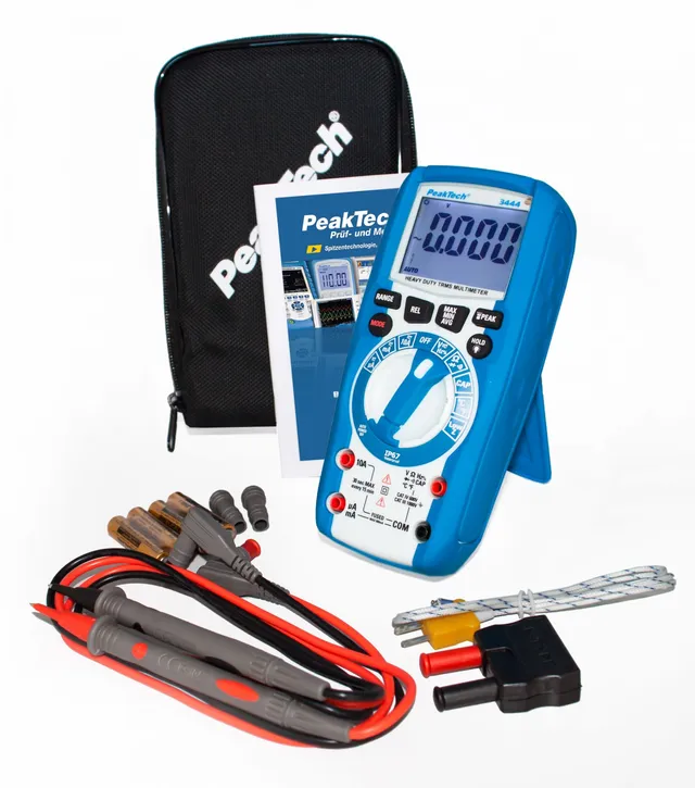 PeakTech® P 3444»  Digitalt multimeter TrueRMS 6000 tellinger, IP67 