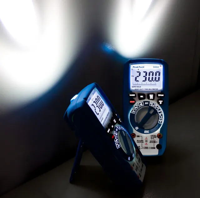 PeakTech® P 3444»  Digitalt multimeter TrueRMS 6000 tellinger, IP67 