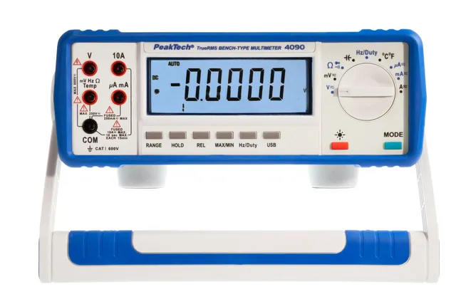 PeakTech® P 4090» Grafisk benkmultimeter 22 000 tellinger med USB 