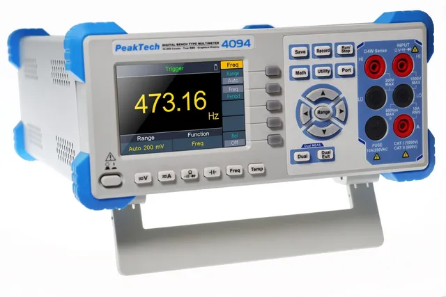 PeakTech® P 4094» Grafisk benkmultimeter 55 000 tellinger med TFT 
