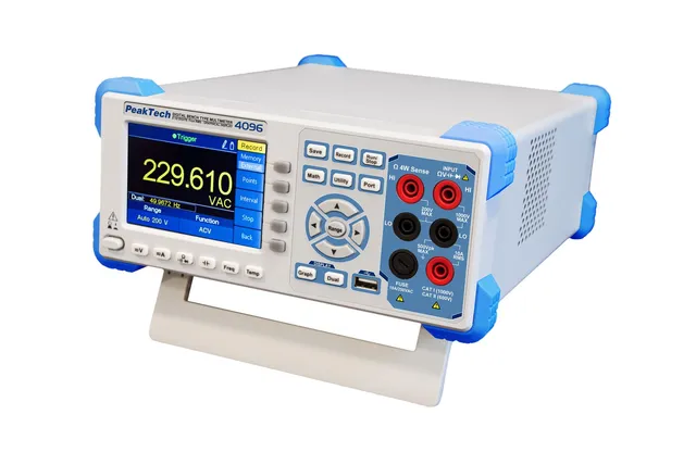 PeakTech® P 4096» Grafisk benkmultimeter 200 000 tellinger og TFT 