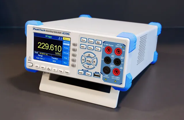 PeakTech® P 4096» Grafisk benkmultimeter 200 000 tellinger og TFT 