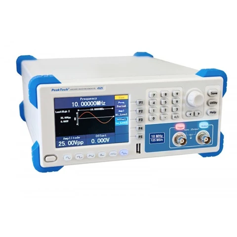 PeakTech® P 4121» 2-kanals vilkårlig- funksjonsgenerator, 1 µHz – 10 MHz 