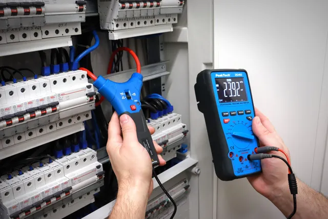 PeakTech® P 4205» Fleksibel strømtang 3000 A AC med 4 mm plugg 