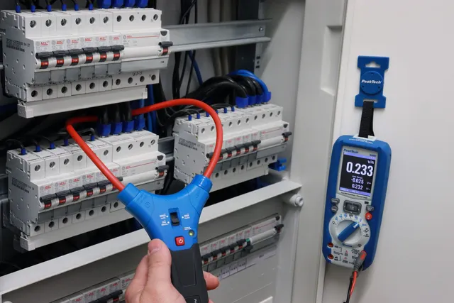 PeakTech® P 4205» Fleksibel strømtang 3000 A AC med 4 mm plugg 