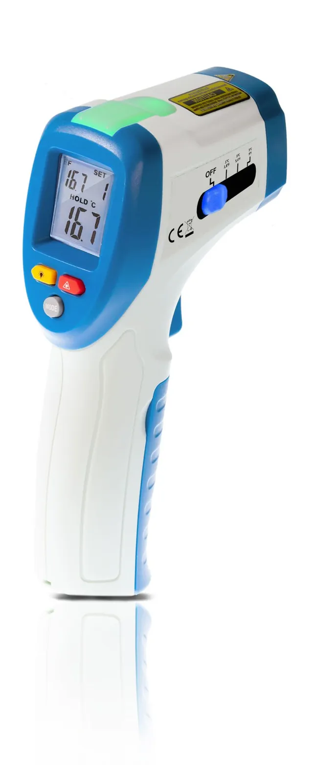 PeakTech® P 4945 IR-differansetermometer med LED-fargeindikator 