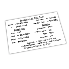 PortaCount Supplies Removable Card Forms, 250 Sheets per Box