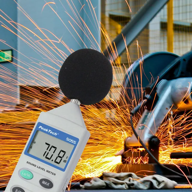 PeakTech® P 5055» Digital lydnivåmåler 3 1/2-sifret 