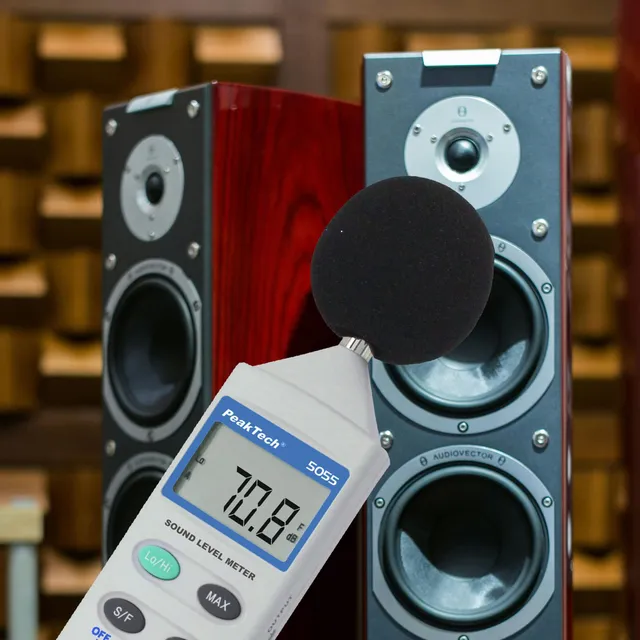 PeakTech® P 5055» Digital lydnivåmåler 3 1/2-sifret 