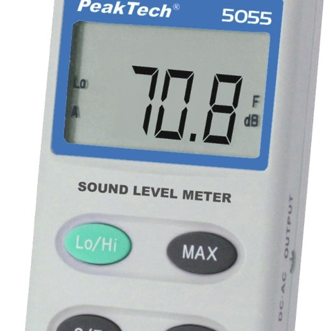 PeakTech® P 5055» Digital lydnivåmåler 3 1/2-sifret 