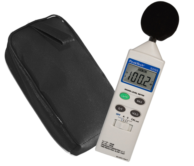 PeakTech® P 5055» Digital lydnivåmåler 3 1/2-sifret 