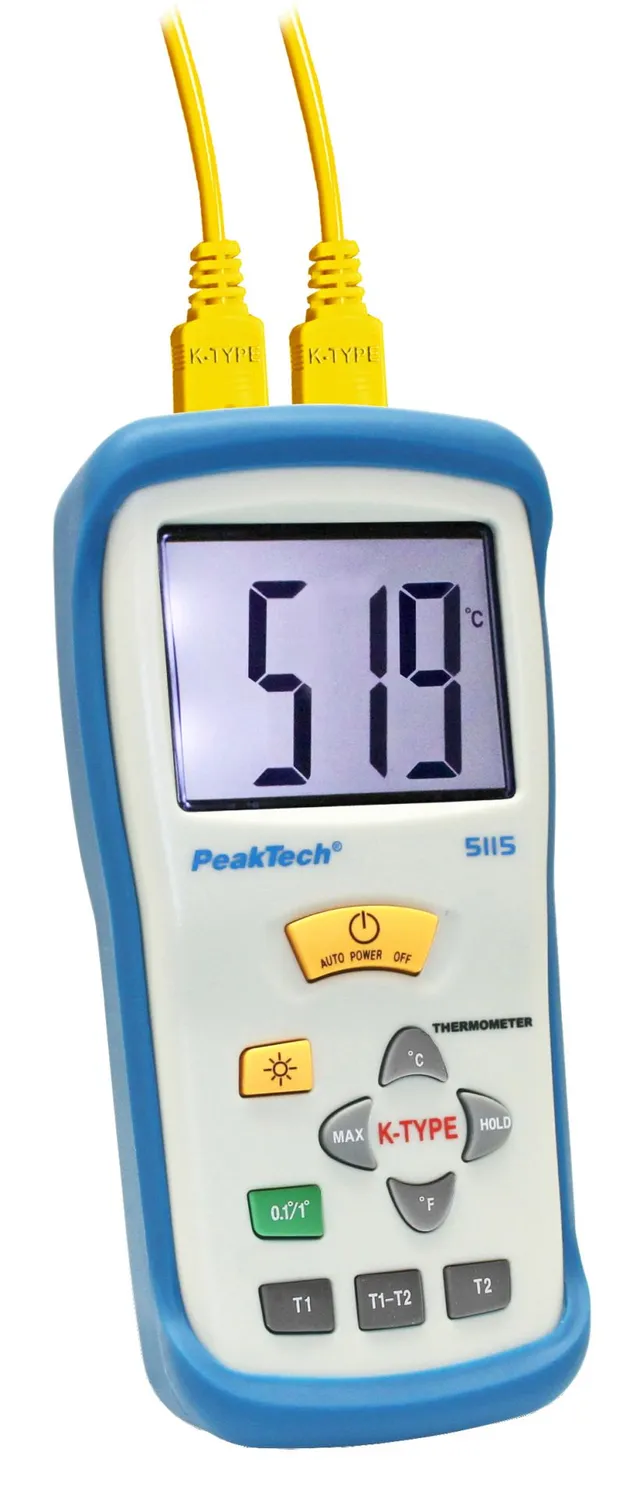 PeakTech® P 5115» Digitalt termometer K-type / -50 ... +1300°C 