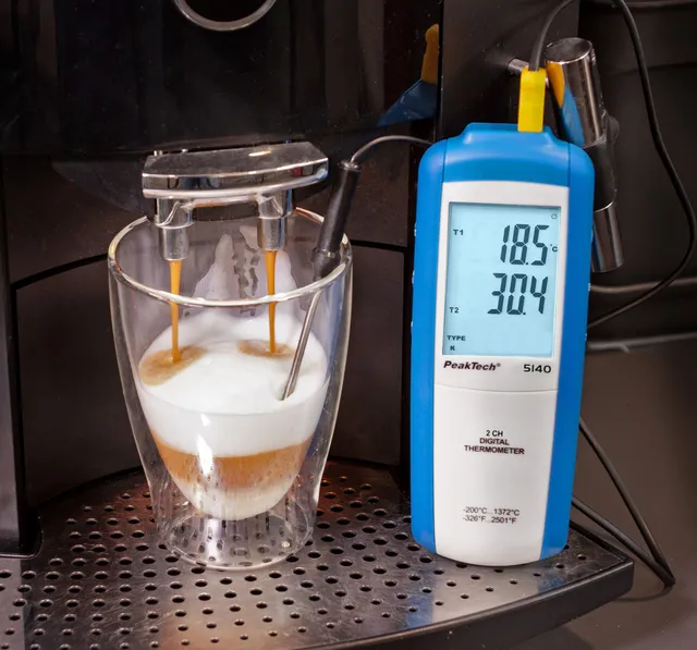 PeakTech® P 5140» Digitalt termometer 2 kanaler, -200...+1372°C 