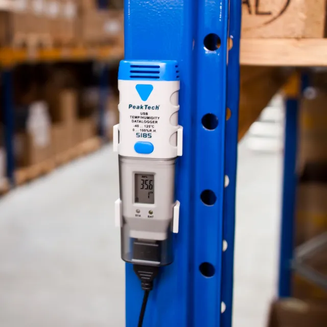 PeakTech® P 5185» USB-datalogger temperatur og fuktighet 