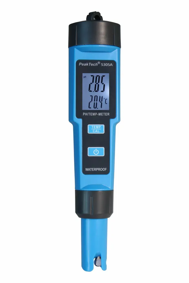 PeakTech® P 5305 A» 2-i-1 pH-måler for pH/TEMP 