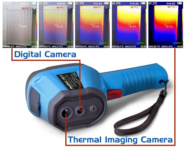 PeakTech® P 5610 B» Termografikamera 220x160px. -20°C ... +400°C 