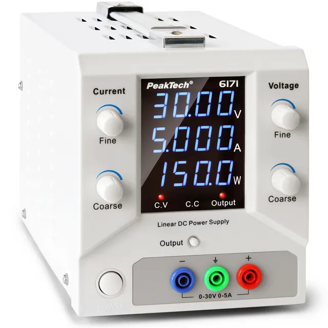 PeakTech® P 6171 Laboratoriestrømforsyning 
