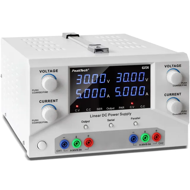 PeakTech® P 6191 Laboratoriestrømforsyning 
