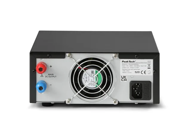 PeakTech® P 6230» Strømforsyning med biluttak 