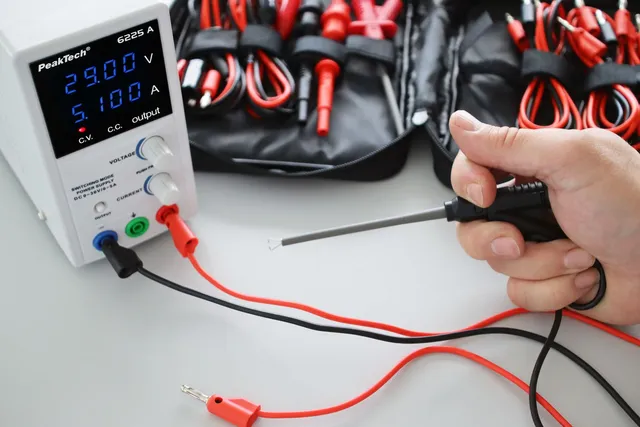 PeakTech® P 8201» Måletilbehørsett med 4 mm plugger 